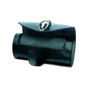 Underwood (London) - Small Watch Storage Roll in Black Leather