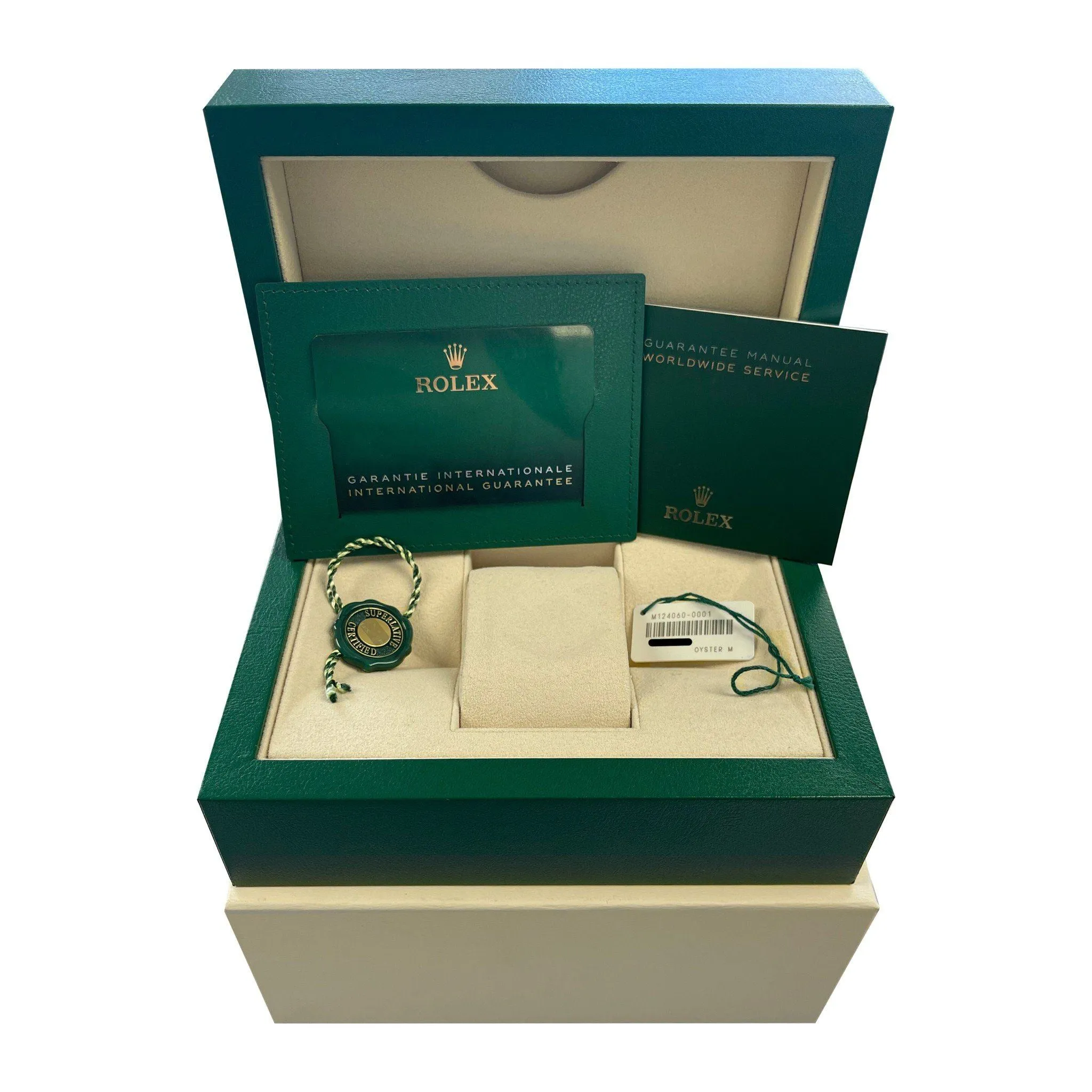 UNWORN OCT. 2021 Rolex Submariner 41mm No-Date Black Ceramic Watch 124060 LN