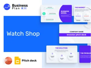 Watch Shop Pitch Deck Example