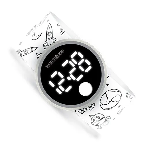 Watchitude Rocket Color Me Digital Slap Watch