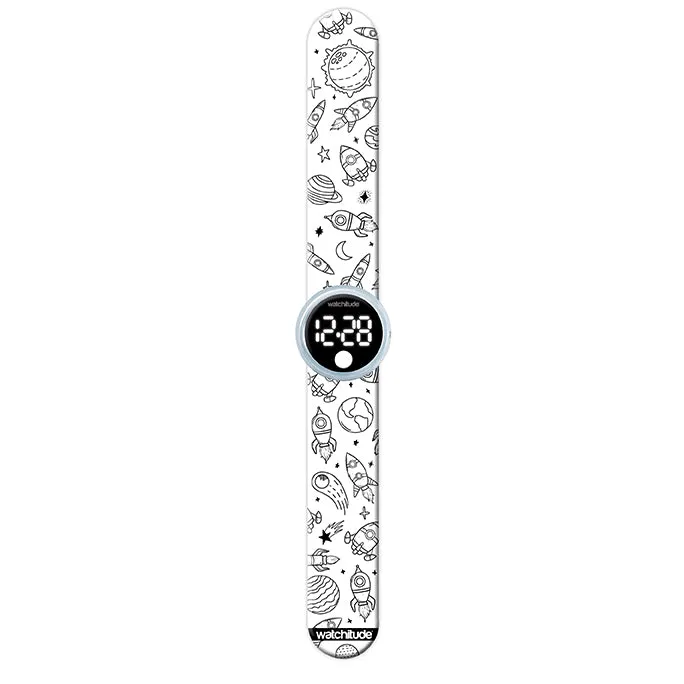 Watchitude Rocket Color Me Digital Slap Watch