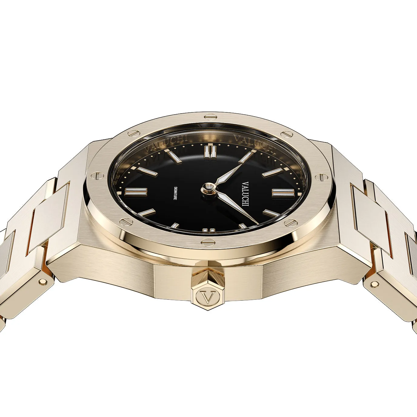 Women Luxury Gold Black - VALUCHI